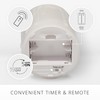 Luminara Wax Drip Flameless LED Candle, White 3" x 4.5",