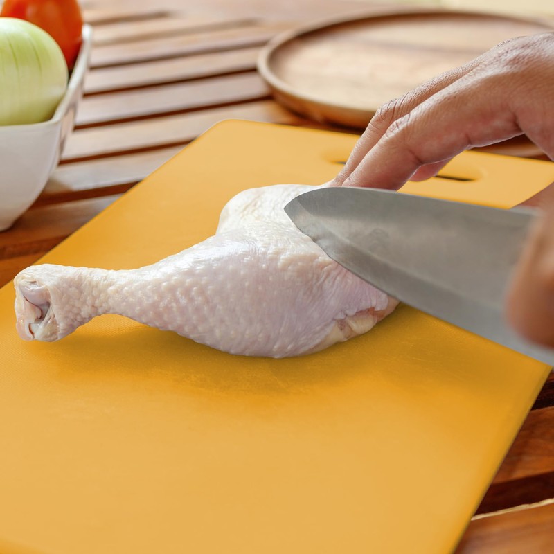 Dexas NSF Certified Polysafe Cutting Board with Handle, 11 x
