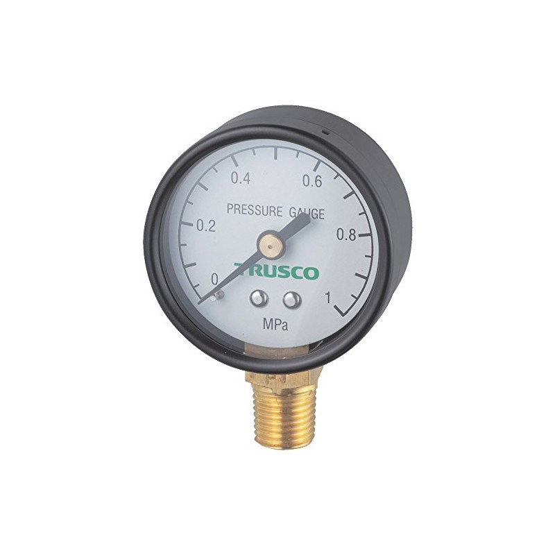TRUSCO(トラスコ) 圧力計 表示板径Φ50 立型口径R1/4表示 TP-G50A