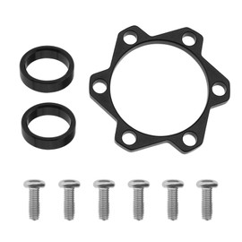 SG Store 1 Set Bicycle Boost Hub Conversion Adapter for Front and Rear with Bicycle Hub Washers Screws Replacement Front Wheel Booster Hub Adapter Made of Aluminium Alloy