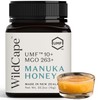 WildCape Manuka Honey Certified UMF 10+/MGO 263+ - 100% Pure,