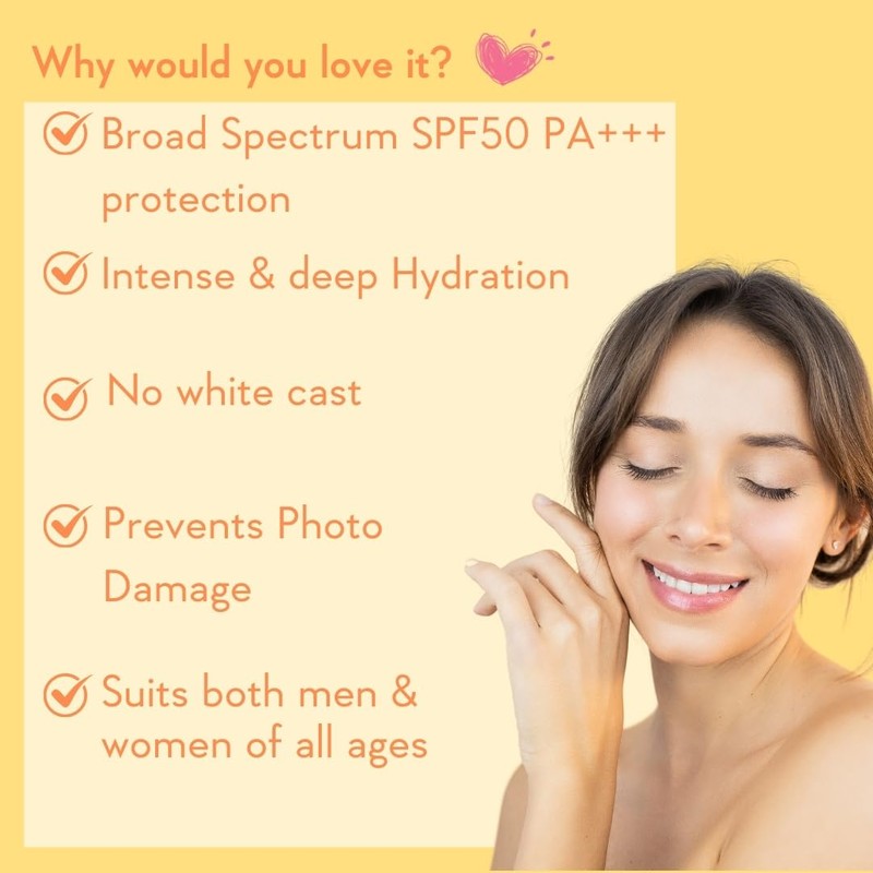 WishCare Sunscreen Body Lotion with SPF 50 PA+++ - Broad