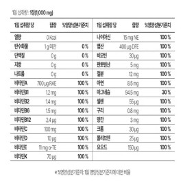 Guangdong Multivitamin Mineral Plus Magnesium All-in-One 3-month supply (1 unit) / 광동 멀티비타민 미네랄 플러스 마그네슘 올인원 3개월분 1개