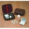 Cross Detail Faux Leather Lined Box 4 Cup Portable Minister