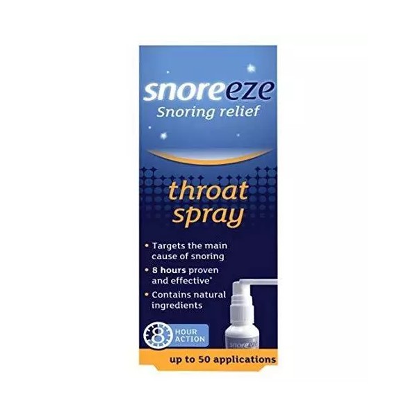 Snoreeze Snoring Relief Throat Spray 23.5ml - 4 Pack