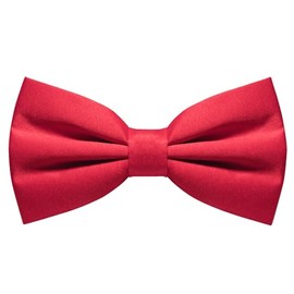 RBOCOTT Red Pre-tied Bow Tie Adjustable Bowtie for Men(21)