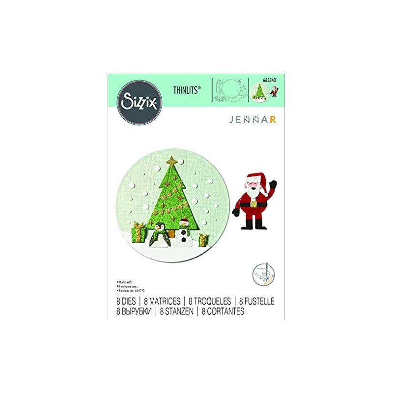 Sizzix Thinlits Snowdome Christmas Die Set
