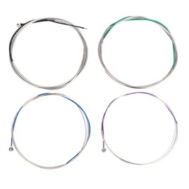 Violin Strings Universal Full Set, String Steel Core Fiddle Copper Nickel Zinc Alloy 3/4 4/4 Cello Replacement Part Accessory Stringed Musical Instrument Parts Classic With Plated Ball End