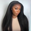 ISEE 3 In 1 Half Wig Kinky Straight Glueless Wigs