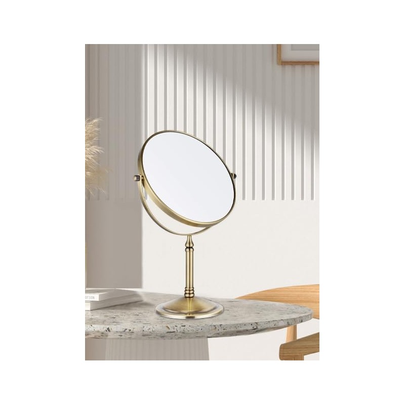 Nicesail Tabletop Makeup Mirror, Double-Side 1X-10X, 360 Swivel Magnifying Mirror