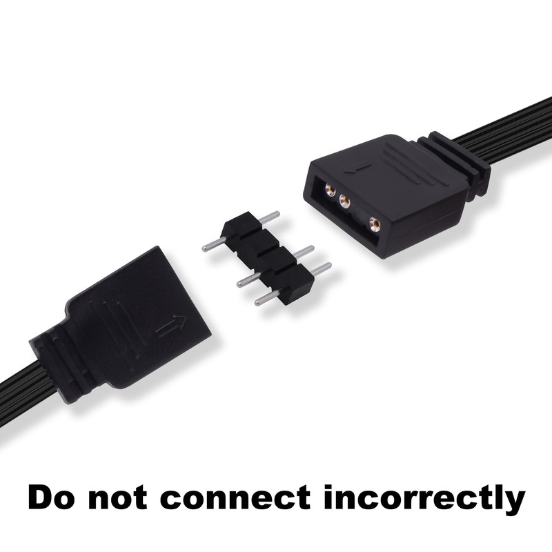 YARCHONN ARGB Extension Cable 5V 3 Pin Addressable RGB Connector
