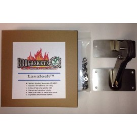 BBQgaskets.com Weber Smokey Mountain Lid Hinge & Gasket Mod Parts Kit - fits all WSM smokers
