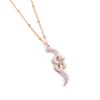 Palnart Poc: Serpence Necklace NE488, Pewter