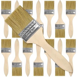 24 Pack 2 Inch Paint Brushes, All-Purpose Chip Brush Set for Painting, Stains, Varnishes, Epoxy, Glue, Crafts, Walls & Wood Furniture