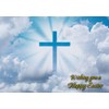 Religious Easter Greeting Card - Landscape