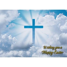 Religious Easter Greeting Card - Landscape