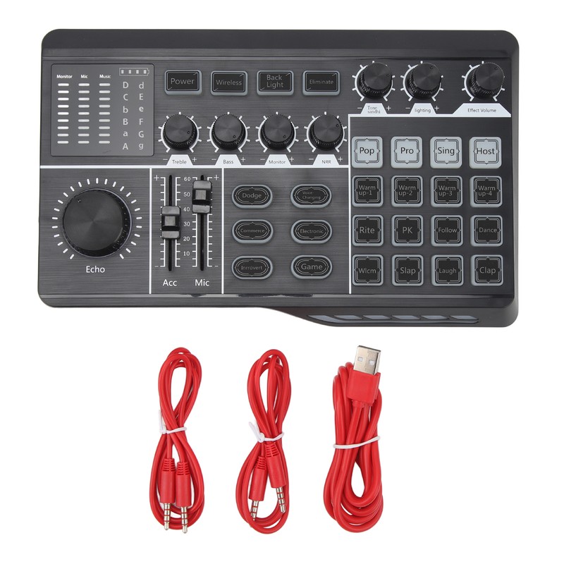 Professional Sound Mixer 1200mAh Micro USB Studio Streaming Live Gaming