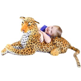 TigerHart Lahari The Leopard - 42 Inch (Tail Measurement Not Included) Big Stuffed Animal Plush Cat