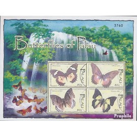 Palau-Islands 2425-2428 Sheetlet (complete.issue.) unmounted mint/never hinged ** MNH 2004 Butterflies (Stamps for collectors) Butterflies