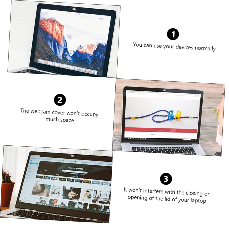 CIYODO 6pcs Laptop Privacy Cover Webcam Screen Shield Slide for