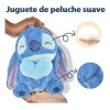 Para Bonito Peluche Stitch Angel Abrazando Corazón 45cm Azul