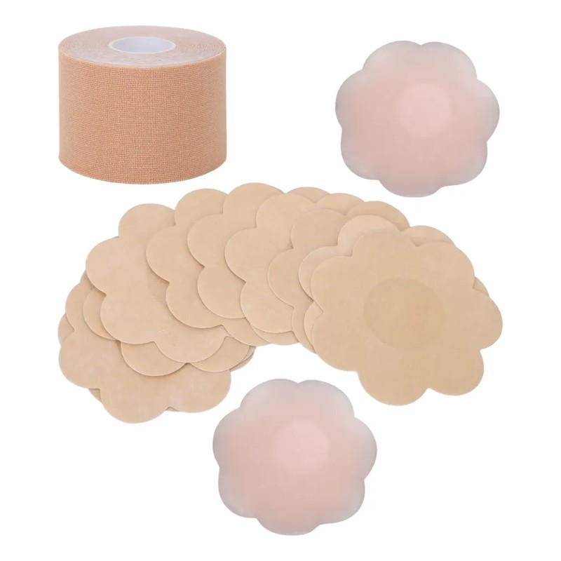 Set De Cinta Elástica Para Levantamiento De Senos, Transpira