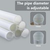 Hohitenz Pack of 10 Heating Pipe Cover White - Pipe
