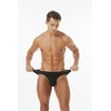 Mens Modal Briefs low rise Microfiber Bikini Underwear Black,Pack of