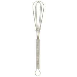 DELISH KITCHEN CC-1291 Pearl Metal Whisk, Silver, 4.9 inches (12.5 cm), Mini Whisk, Small