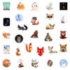 Bric Dodo Pack of 100 Animal Fox Stickers Set Laptop