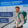 FLEXEO Rain Cover Backpack Cover with Reflectors (42-55L) in Yellow,