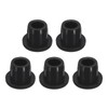 sourcing map 5 Pcs Black Plug Holes, Waterproof Rubber Button
