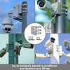 4 Pieces Mast Mount, Universal Vertical Pole Mount with 3