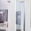 Trimold Matte Silver Aluminum Peel and Stick L Molding Corner