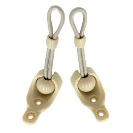 Linlang Universal Indoor and Outdoor Blinds Shades Shutter Accessories Easy to Install, Bungee Kit, Beige