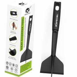 XSpecial Meat Chopper for Ground Beef - Hamburger Smasher & Separator Tool, Meat Masher & Spatula, Kitchen Utensil for Cooking Ground Meat, Meat Crusher & Crumbler - Mix n Chop Tool