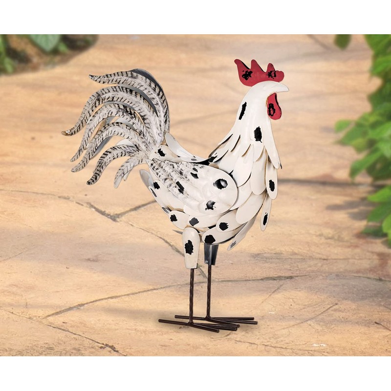 Sunset Vista Designs Sculpture White Rooster