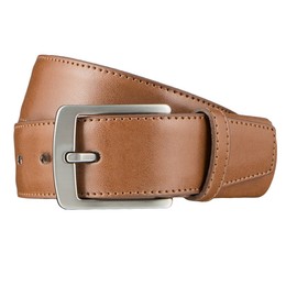 LLOYD Belt mens belt leatherbelt mens leatherbelt black, Länge:115 cm;Farbe:braun