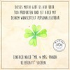 Mr. & Mrs. Panda Gold Windlicht Personalisiert Blume Kleeblatt -