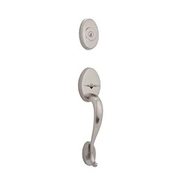 Weslock 02115-N--002D Lexington Exterior Entry Handle, Satin Nickel