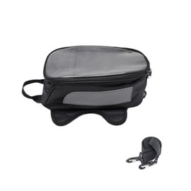 Baceyong 1 x Universal Motorcycle Belt Holder Tank Bag Motorcycle Fuel Saddle Bag Waterproof Black Motorcycle Rear Tank Bag Fuel Tank Bag