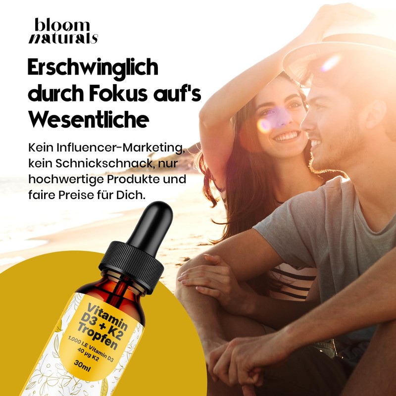 Vitamin D3 K2 Drops High Dose - 30 ml -