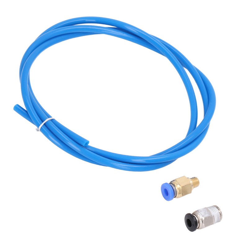 5PCS PTFE Tubes with 20PCS Pneumatic Fittings PC4‑M6 PC4‑M10 for