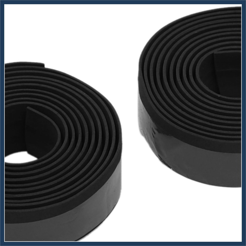 INFINAUTO 2pcs Black Foam Anti Slip Handlebar Tape Bar Grip