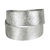 SILBERMOOS Women's Ring Band Ring Double Ring Two Rails Brushed