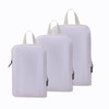 JJ Power 3 Set Lightweight Compression Packing Cubes for Suitcases,