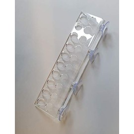 Reef-Geeks frag rack, 20 hole laser cut acrylic, Zoa, Crystal clear, Marine coral.