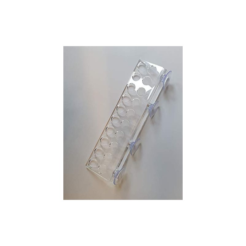 Reef-Geeks frag rack, 20 hole laser cut acrylic, Zoa, Crystal