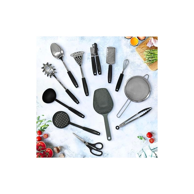 Fackelmann INITIAL Mini Egg Whisk Stainless Steel with PP Plastic