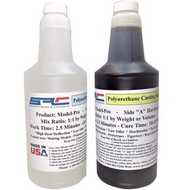 Model-Pro Polyurethane Casting Resin Liquid Plastic for Making Models and Crafts - 32 Ounce Kit